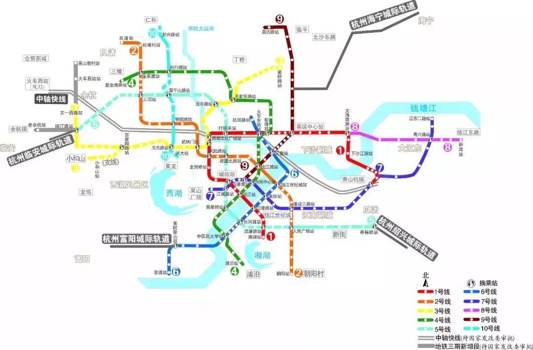 你们关心的杭州地铁在建全线路最新进展来了