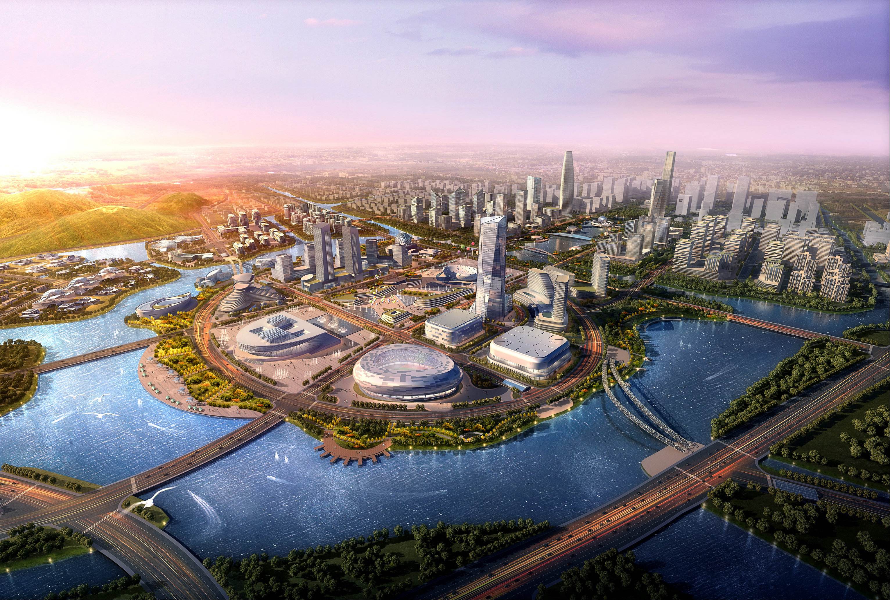 科幻之城？沙特王储公布长170公里的“线性城市”设计方案|线性|效果图|沙特王储_新浪新闻