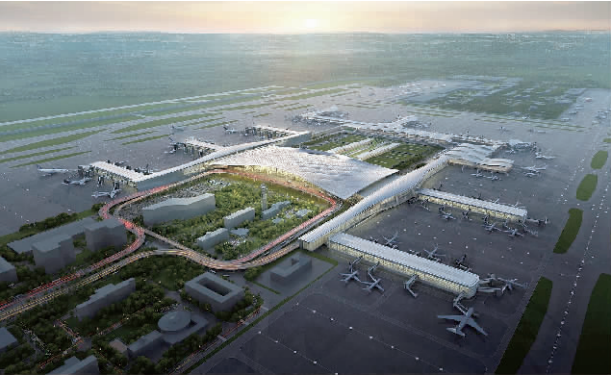 萧山机场三期建什么样定了!外观效果图曝光 明年底开建